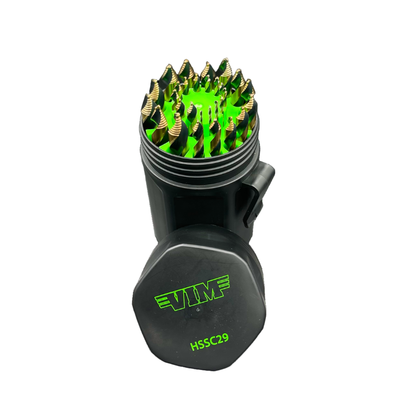 VIM Tools - 29 Piece M35 Cobalt Multi-Pilot Drill Bit Set