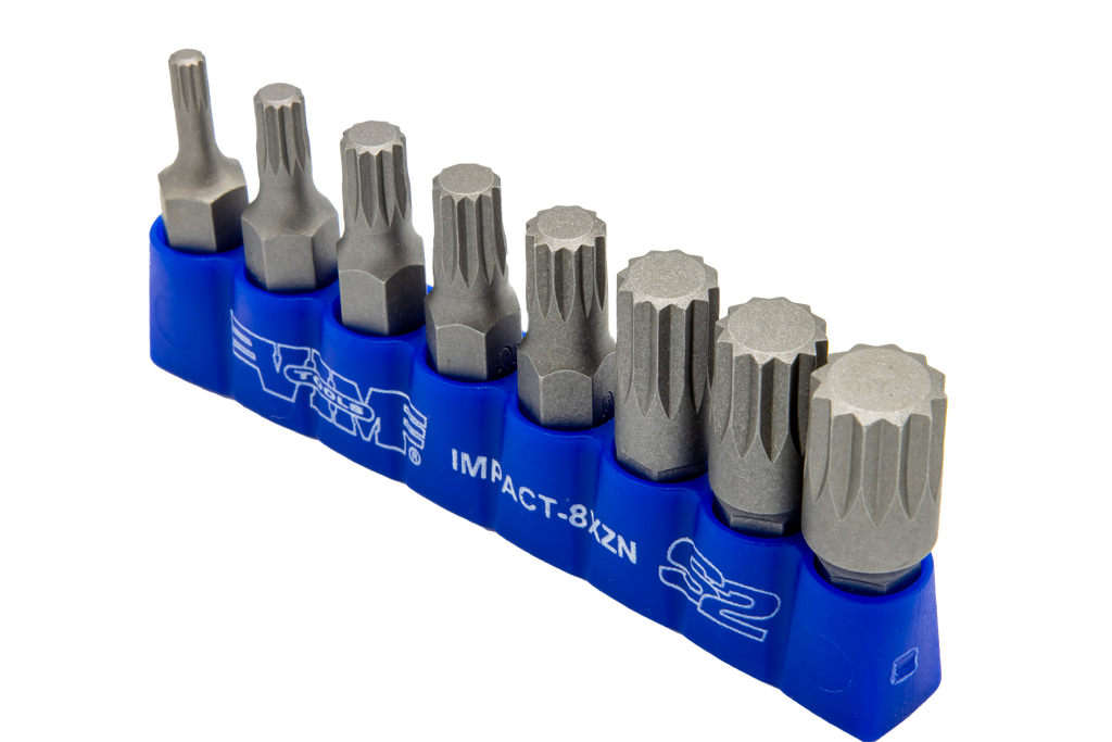VIM Tools - 8 PC 5/16″ Shank Impact Triple Square Bit Set