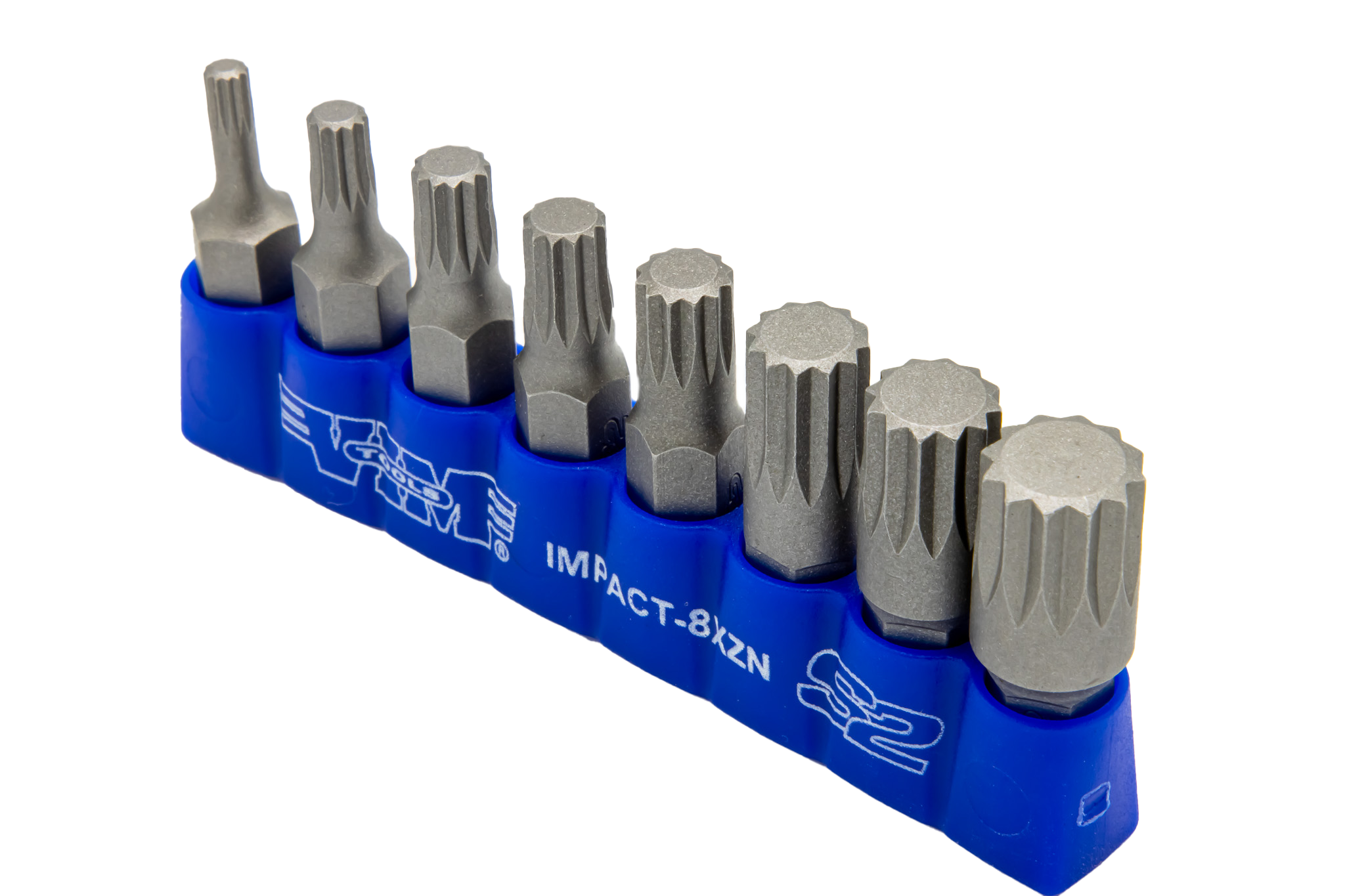 VIM Tools - 8 PC 5/16″ Shank Impact Triple Square Bit Set