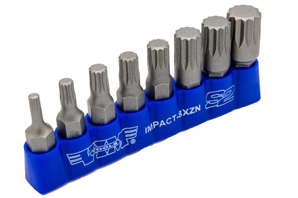 VIM Tools - 8 PC 5/16″ Shank Impact Triple Square Bit Set