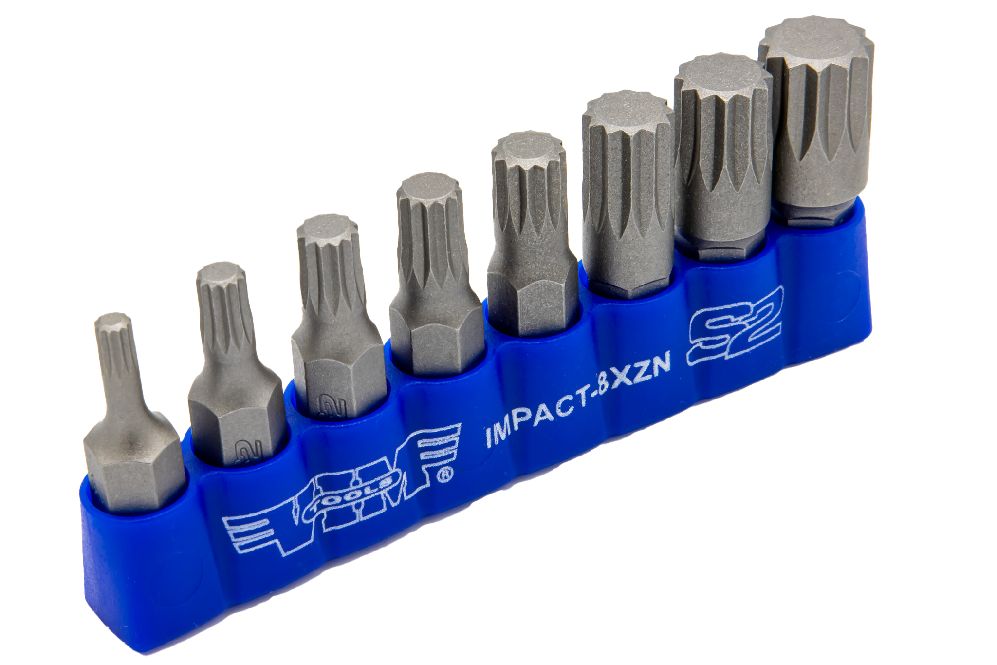VIM Tools - 8 PC 5/16″ Shank Impact Triple Square Bit Set