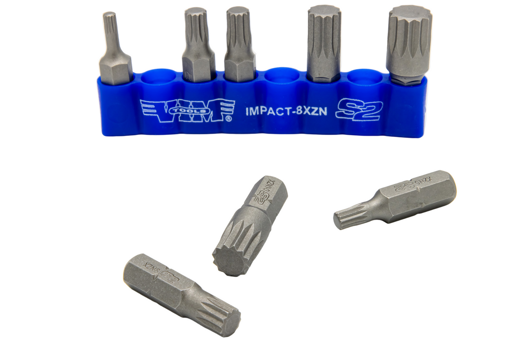 VIM Tools - 8 PC 5/16″ Shank Impact Triple Square Bit Set