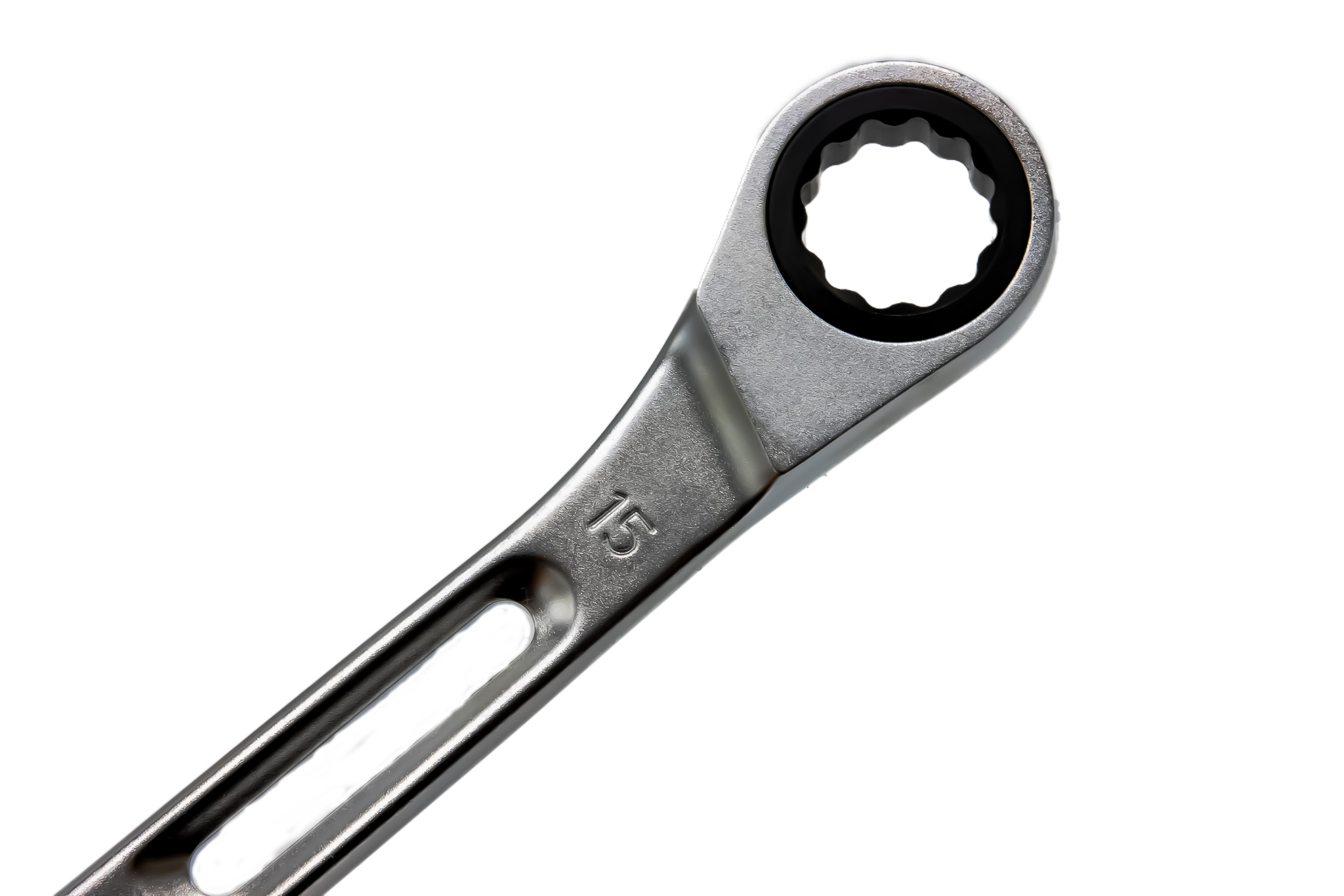 VIM Tools - 10 PIECE SLIM ANGLED RATCHETING WRENCH SET