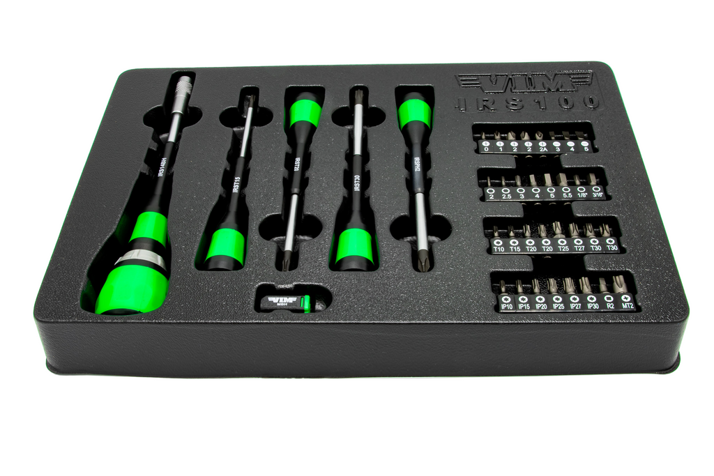VIM Tools - 39 PC. INTERCHANGEABLE RATCHETING SCREWDRIVER SET