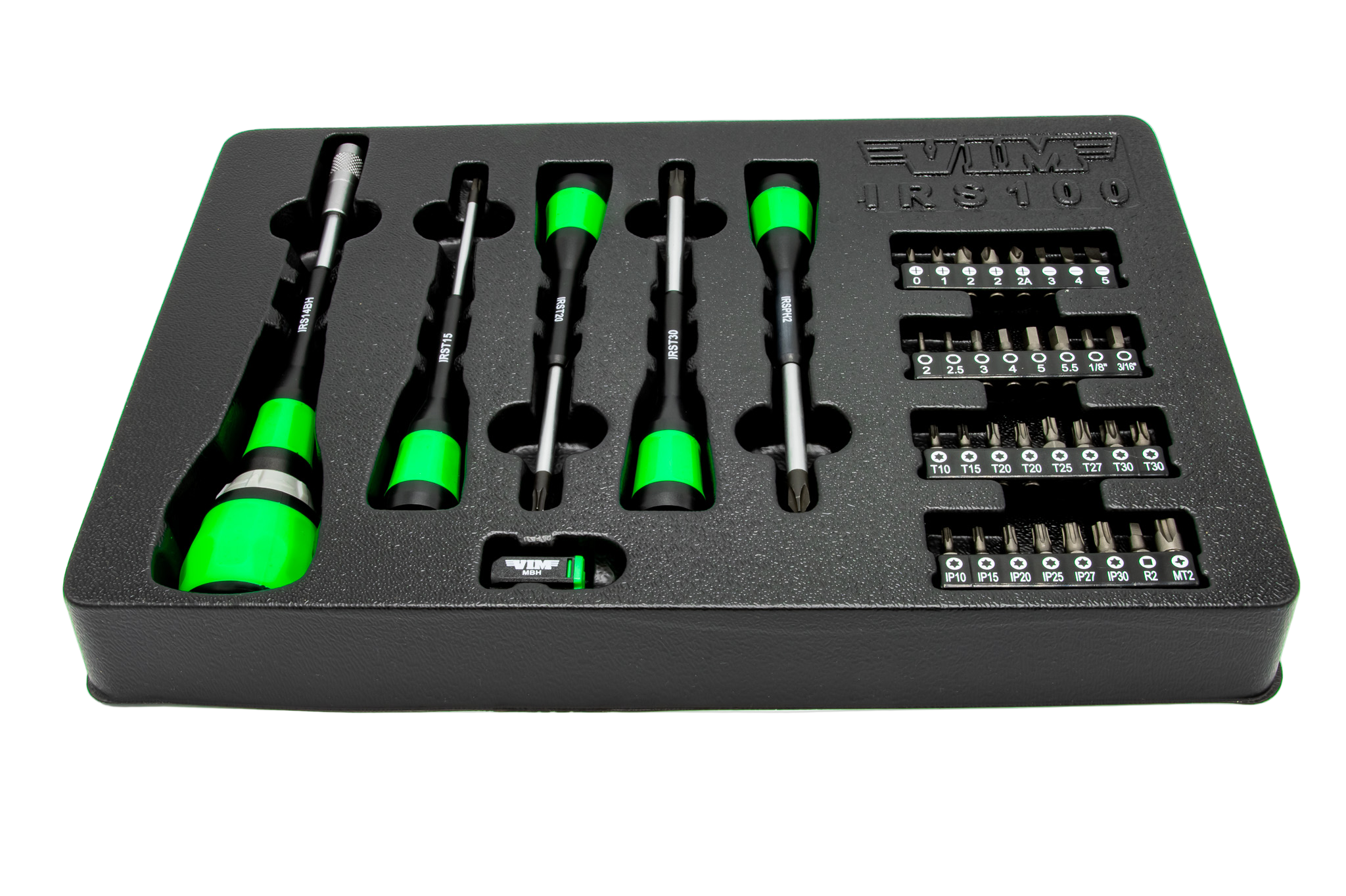 VIM Tools - 39 PC. INTERCHANGEABLE RATCHETING SCREWDRIVER SET