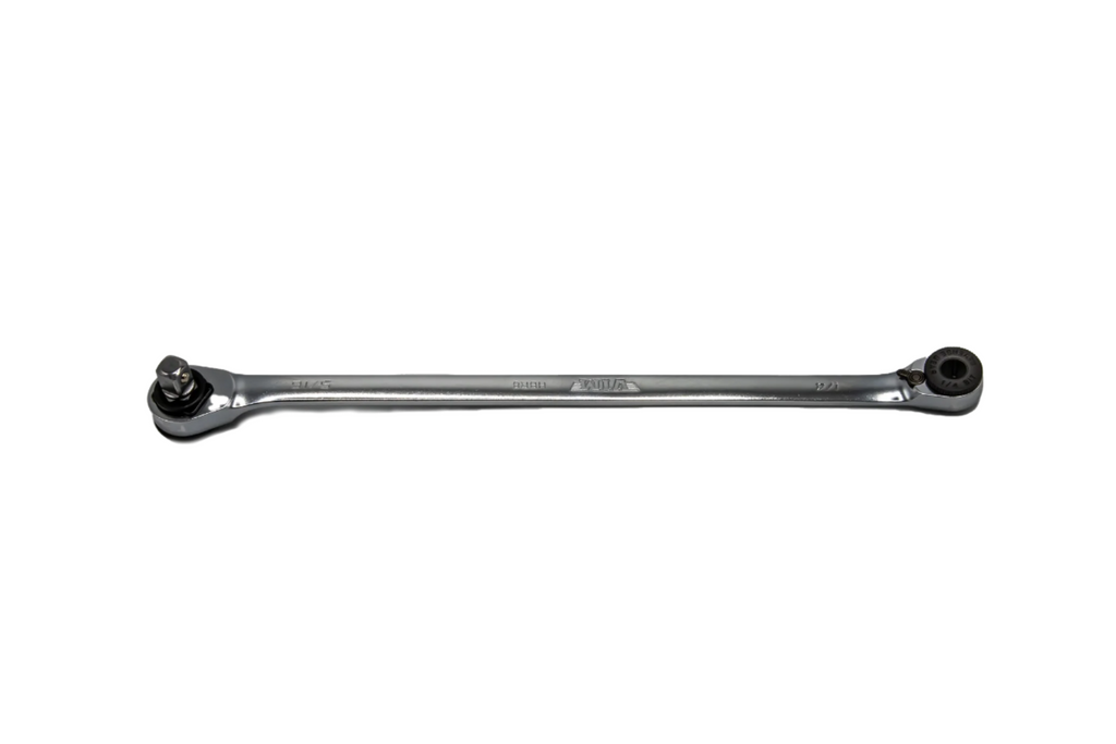 VIM Tools - 8″ Hex Bit Ratchet, 10/4″ and 5/16″ Hex with 1/4″ Square Drive Insert