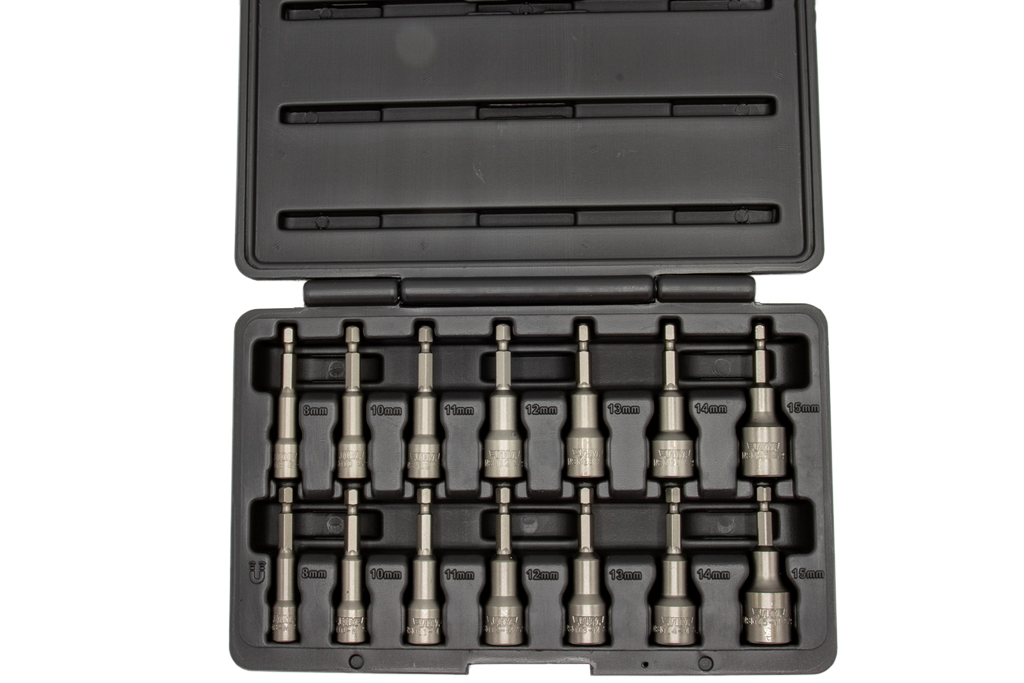 VIM Tools - 14 PC. METRIC NUT SETTER SET (8-15MM)