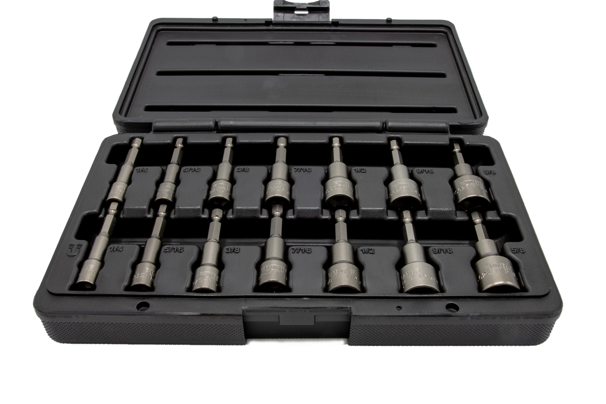 VIM Tools - 14 PC. SAE NUT SETTER SET (1/4” – 5/8”)