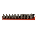 VIM Tools - IMPACT Hex Driver Set, Inch 10 pc, Power or Hand Approved, 3/8″Sq. Drive