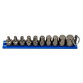 VIM Tools - IMPACT Metric Hex Driver Set 10 pc, Power or Hand Approved, 3/8″Sq. Drive