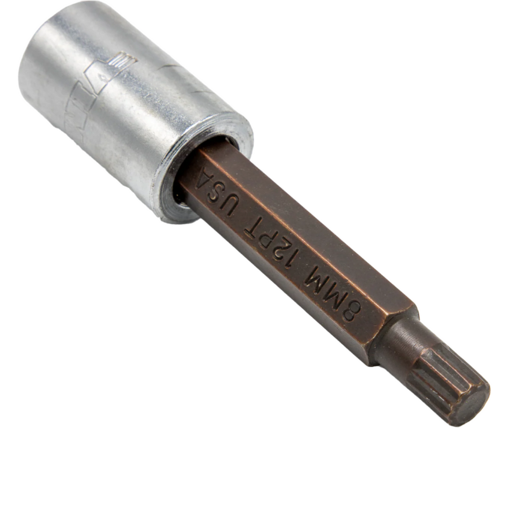 VIM Tools - Toyota Head Bolt, 8mm 12pt 1/2″ square drive