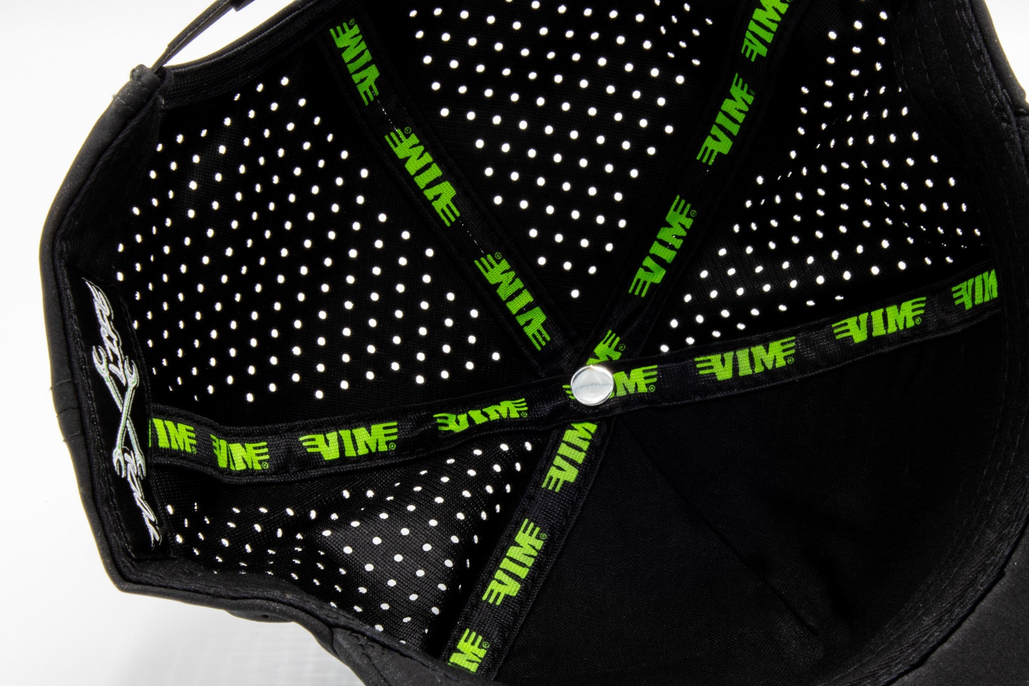 VIM Tools - VIM HAT - PVC PATCH GREEN LOGO - BLACK