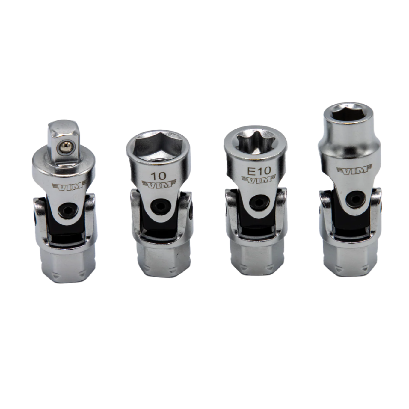 VIM Tools - 4 Piece Firm Flex Dual Drive 1/4” x 11mm UJ Kit