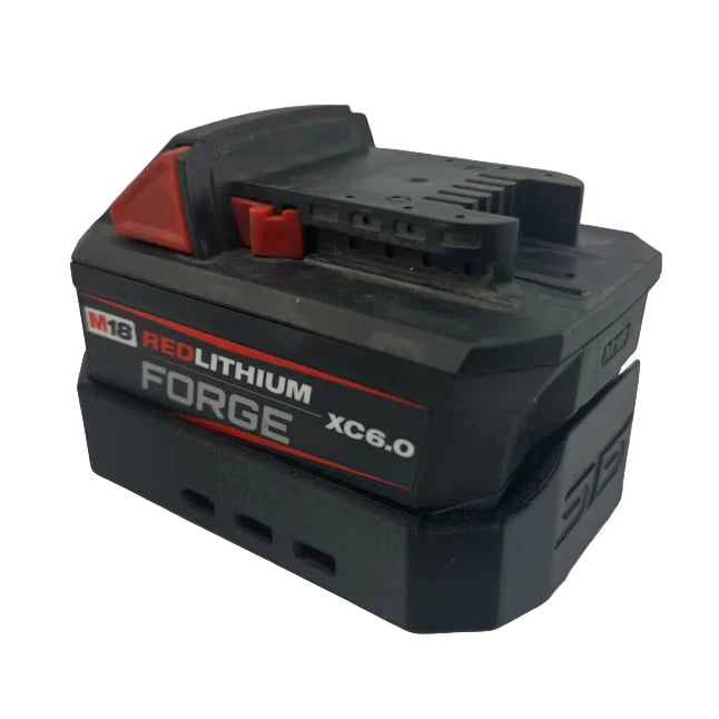 STS Auto Design MW1860F - Milwaukee Style Forge 6.0 Magnetic Battery Cover