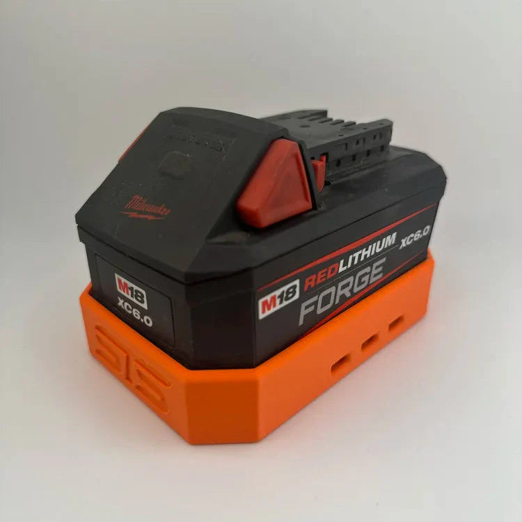 STS Auto Design MW1860F - Milwaukee Style Forge 6.0 Magnetic Battery Cover