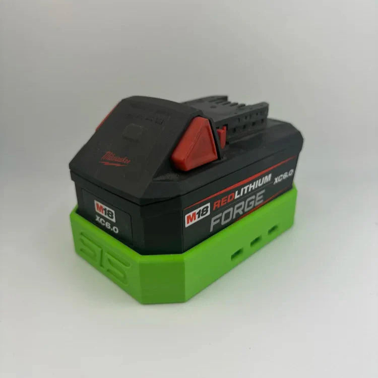 STS Auto Design MW1860F - Milwaukee Style Forge 6.0 Magnetic Battery Cover