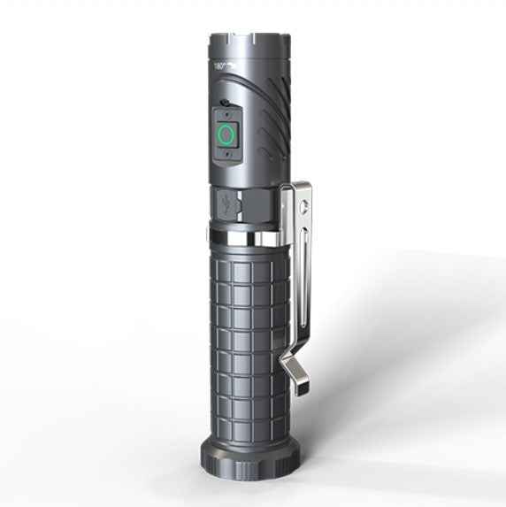 Maxxeon - SearchPoint PATROL 1500LM Swivel Head Rechargeable Flashlight