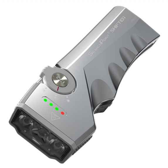Maxxeon - SearchPoint SHIFTER Rechargeable Handheld Flashlight - STEEL