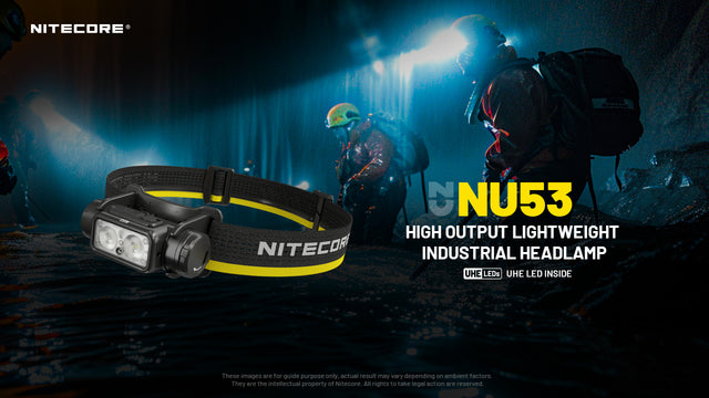 Nitecore NU53 1800 Lumen Rechargeable Industrial Headlamp - Ridge Toolbox