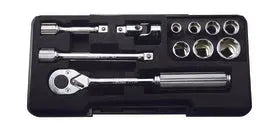 3/8 Sq. Dr. 11 Piece 6-Point Metric Socket Set  8-19mm