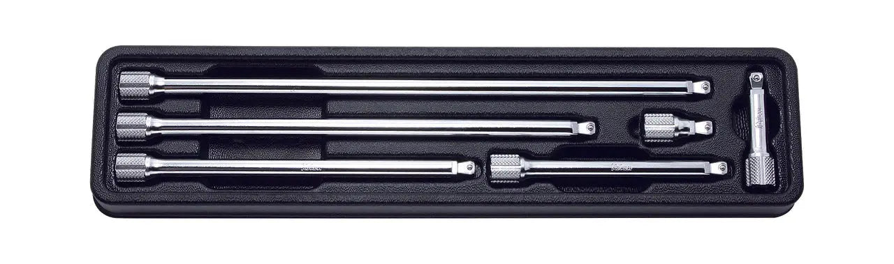 1/4 Sq. Dr. Wobble-Fix Extension Bar Set  28-250mm ABS Tray   6 pieces