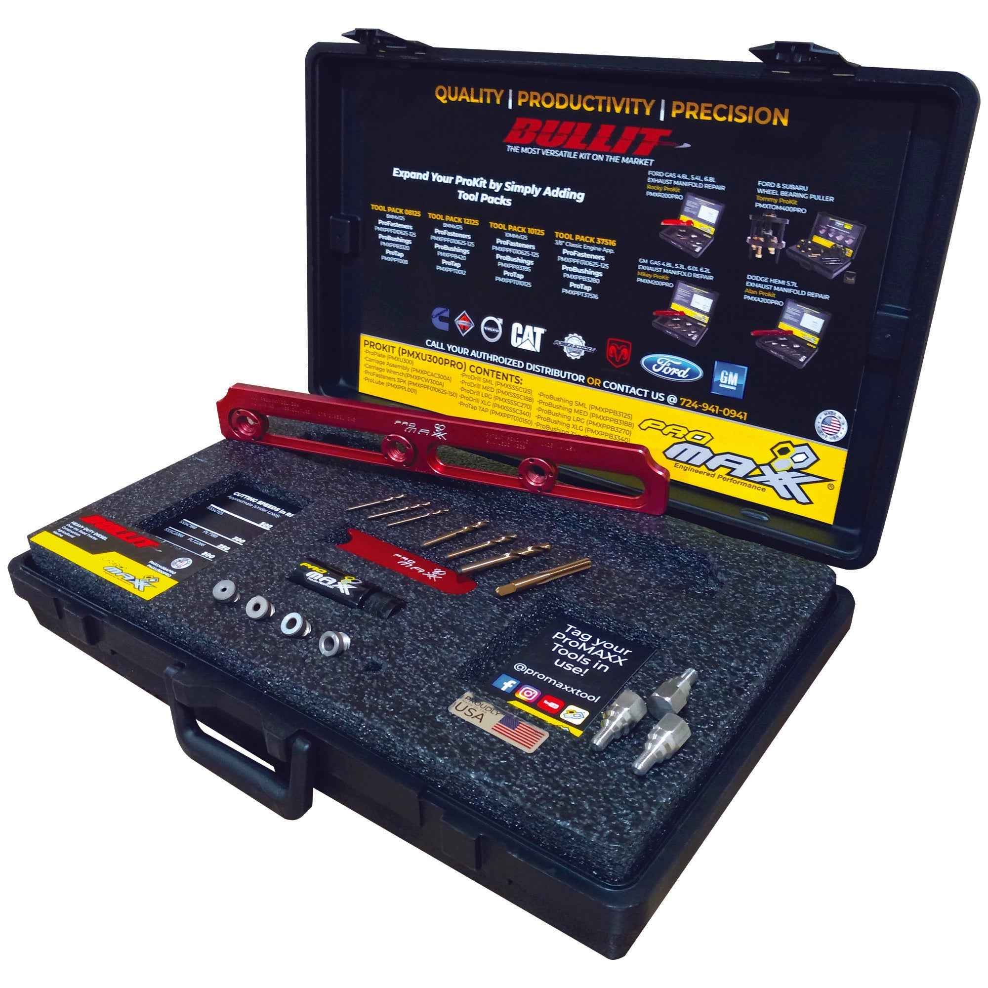 ProMAXX BULLIT Universal Broken Bolt Extractor Kit