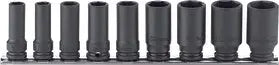 3/8 Sq. Dr. Socket Set  8-22mm 6 point  Thin walled 9 pieces