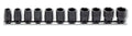 3/8 Sq. Dr. 11 Piece Metric Impact 6 point Socket Set 8-19mm