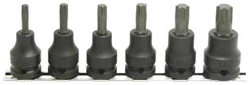 1/2 Sq. Dr. Bit Socket Set TORX® T30-T60  Length 60mm  6 pieces