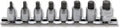 1/4 Sq. Dr. Socket Set  1/8-3/8 Hex Length 25mm  8 pieces