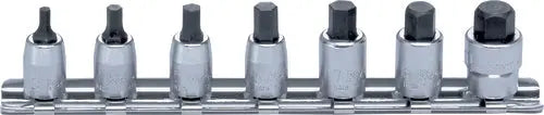 1/4 Sq. Dr. Socket Set  3-10mm Hex Length 25mm  7 pieces