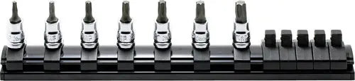 1/4 Sq. Dr. 7 Piece Z-Series TORX® Bit Socket Set T10-T40  Length 50mm
