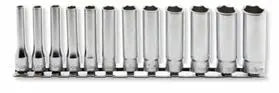 1/4 Sq. Dr. Socket Set  4-14mm 12 point   12 pieces