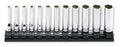 1/4 Sq. Dr. Socket Set  4-14mm 6 point  Z-series 12 pieces