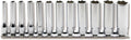 1/4 Sq. Dr. Socket Set  4-14mm Surface   12 pieces