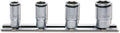 1/4 Sq. Dr. Socket Set  8-14mm Nut Grip   4 pieces