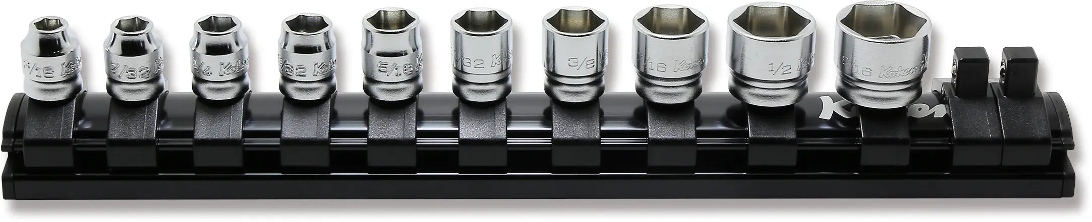 1/4" Square Drive 6-Point SAE Z-Series 10 Piece Socket Set