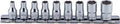 1/4 Sq. Dr. Socket Set  8BA-0BA 6 point   9 pieces
