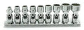 1/4 Sq. Dr. Universal Socket Set  3/16-9/16 12 point 150mm  9 pieces