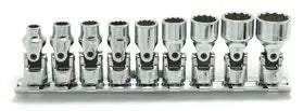 1/4 Sq. Dr. Universal Socket Set  3/16-9/16 12 point 150mm  9 pieces