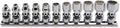 1/4 Sq. Dr. 12 point Metric Universal Chrome Socket Set (4-14) - 11 pieces