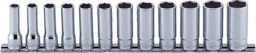 3/8 Sq. Dr. Socket Set  8mm-19mm 6 point 300mm  12 pieces