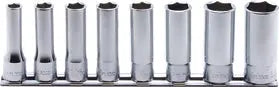 3/8 Sq. Dr. Socket Set  8mm-19mm 6 point 200mm  8 pieces