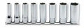3/8 Sq. Dr. Socket Set  8mm-19mm 12 point 200mm  8 pieces