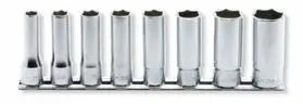 3/8 Sq. Dr. Socket Set  8mm-19mm 12 point 200mm  8 pieces
