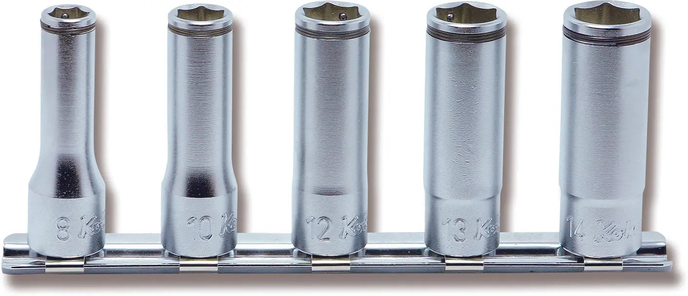 3/8 Sq. Dr. Deep NUT GRIP® Socket Set  8mm-14mm - 5 pieces
