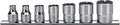 3/8 Sq. Dr. Socket Set  5S-16S  150mm  7 pieces
