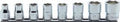 3/8 Sq. Dr. Socket Set  8-19mm 12 point 8 pieces
