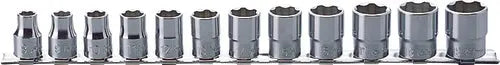 3/8 Sq. Dr. Socket Set  8-19mm Surface 300mm  12 pieces