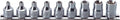 3/8 Sq. Dr. 9 Piece TORX® Socket Set E4-E16